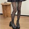 Aesthetic Star Patterned Silk Stockings Sexy Sheer Thin Tights Japanese Harajuku Nylon Pantyhoses Streetwear for Women