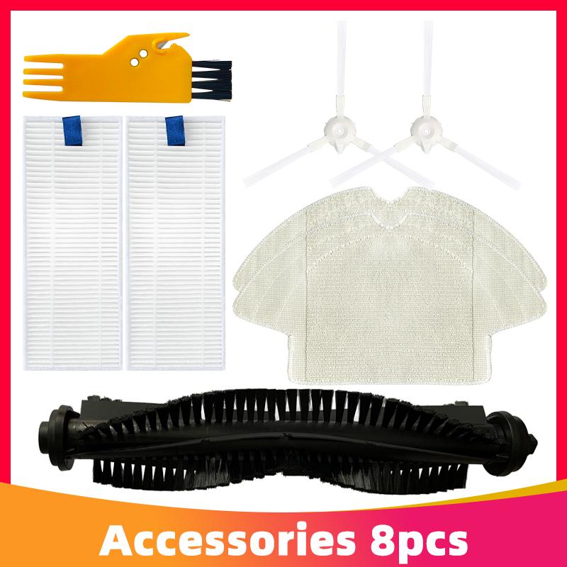 Fit For ( 360 S6 / Tefal Rowenta X-plorer 75 Serie Animal ) Main Side Brush Filter Mop Robot Vacuum Cleaner Spare Part Accessory