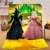 1PC Magic Witch And Friendship Flannel Blanket Gift, Suitable for Both Men And Women, Soft Ideal for Beds And Sofa, Birthday Or Christmas Gift