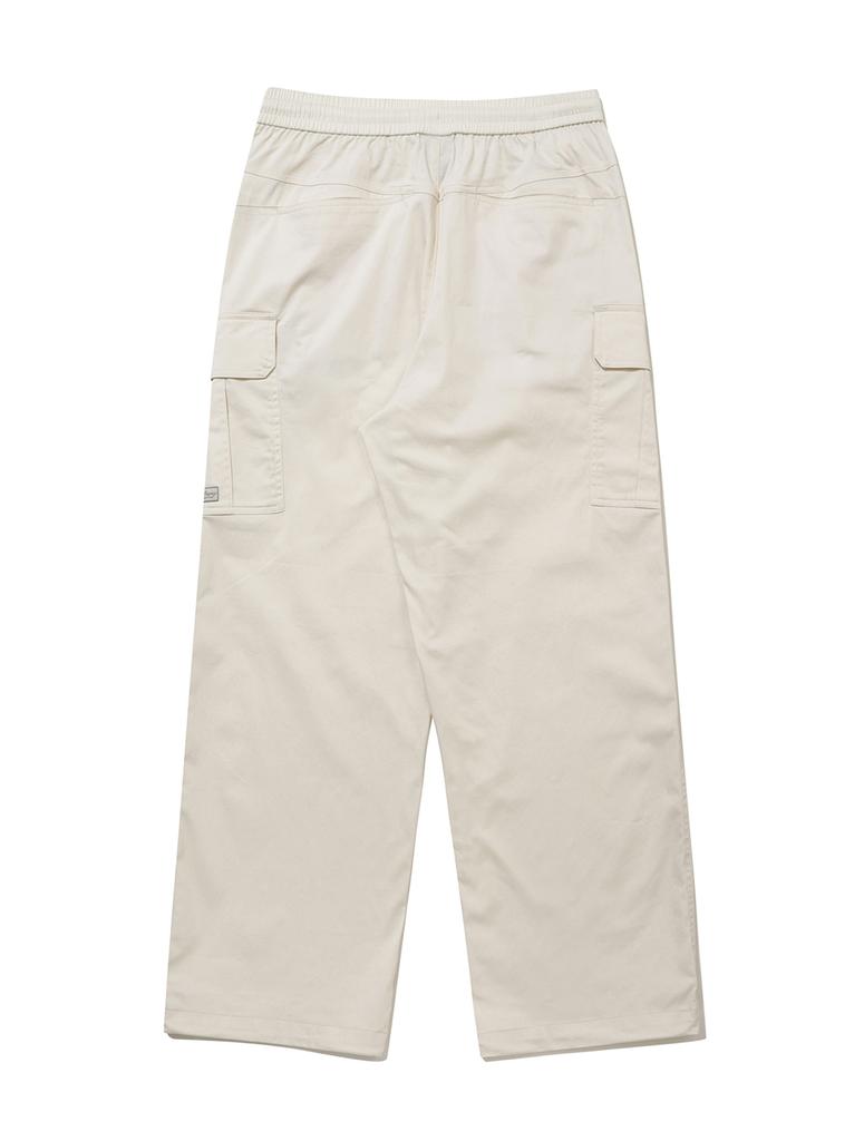 KODAK Company Clean Cotton Semi-Overfit Cargo Pants Ivory