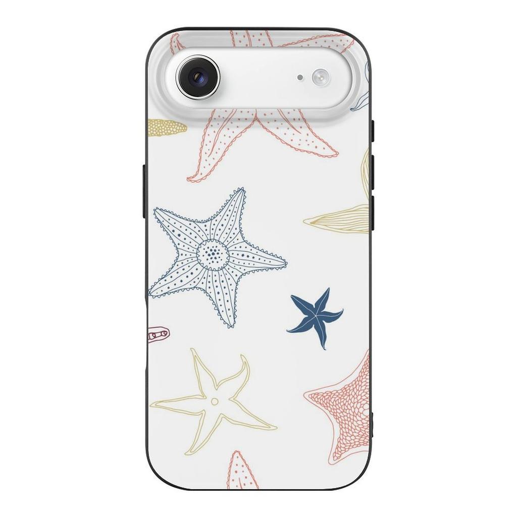 1 Pack For Iphone 17/17Air/17Pro/17ProMax Slim TPU Anti-Fingerprint Shield Case With Cushion Bumpers, Clear Body And Thin Fit