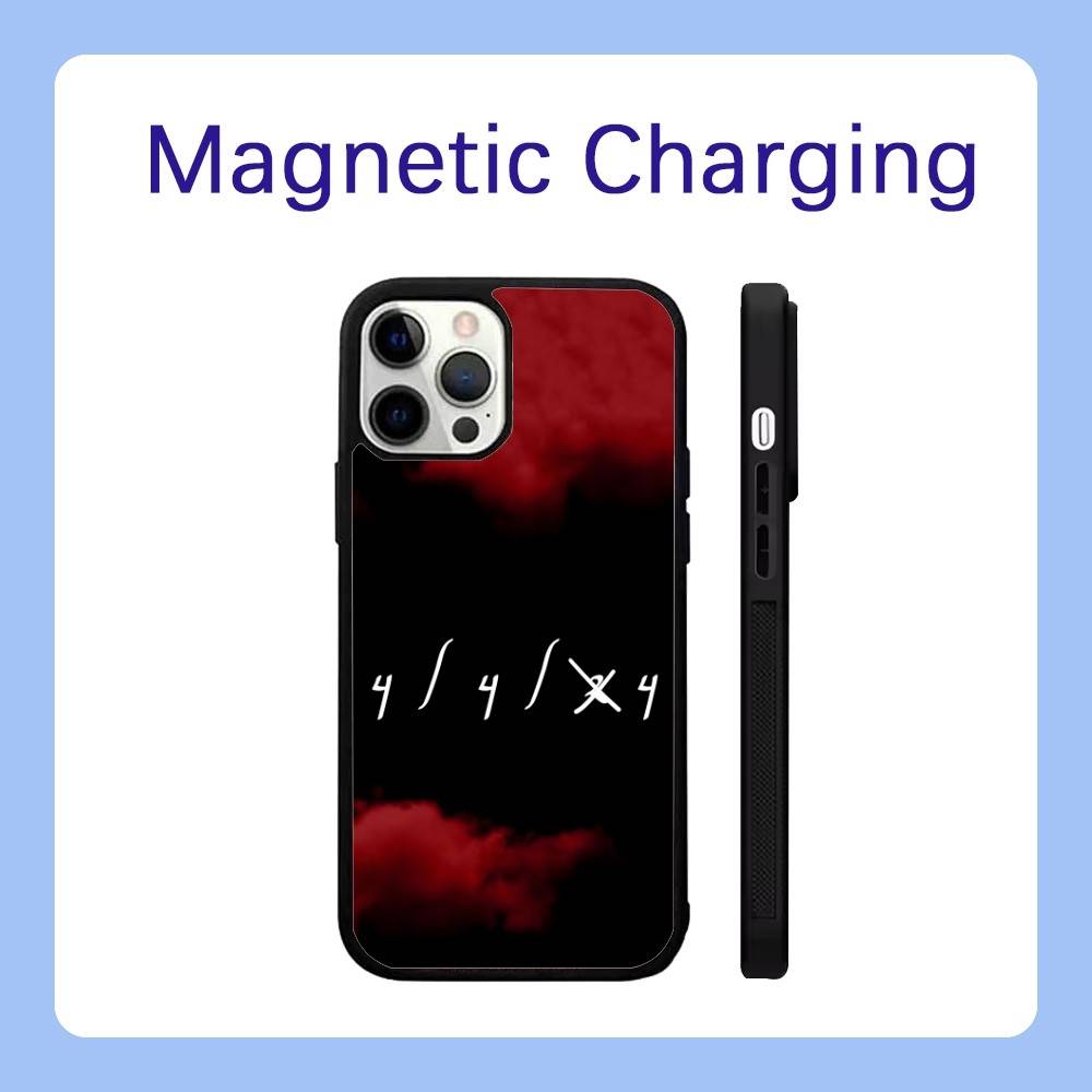 Yan Block 111 444 Rapper with Magsafe Phone Case For iPhone 17,16,15,14,13,12,Pro,Max,Plus Magnetic Wireless Charge Cover