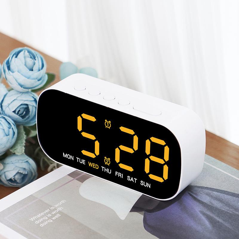 LED Digital Clock: Multi-function Alarm with Date & Dual Alarms - Model 5507