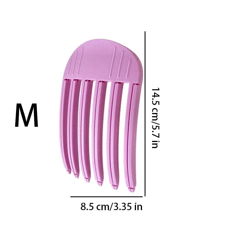 

Пушистая заколка для волос, завивка челки, зажимы для волос с 3/6 зубцами, корни волос для женщин, завивка, фиксированный зажим, объемный бигуди, бесследные инструменты для укладки волос, красота, придание объема M розовый