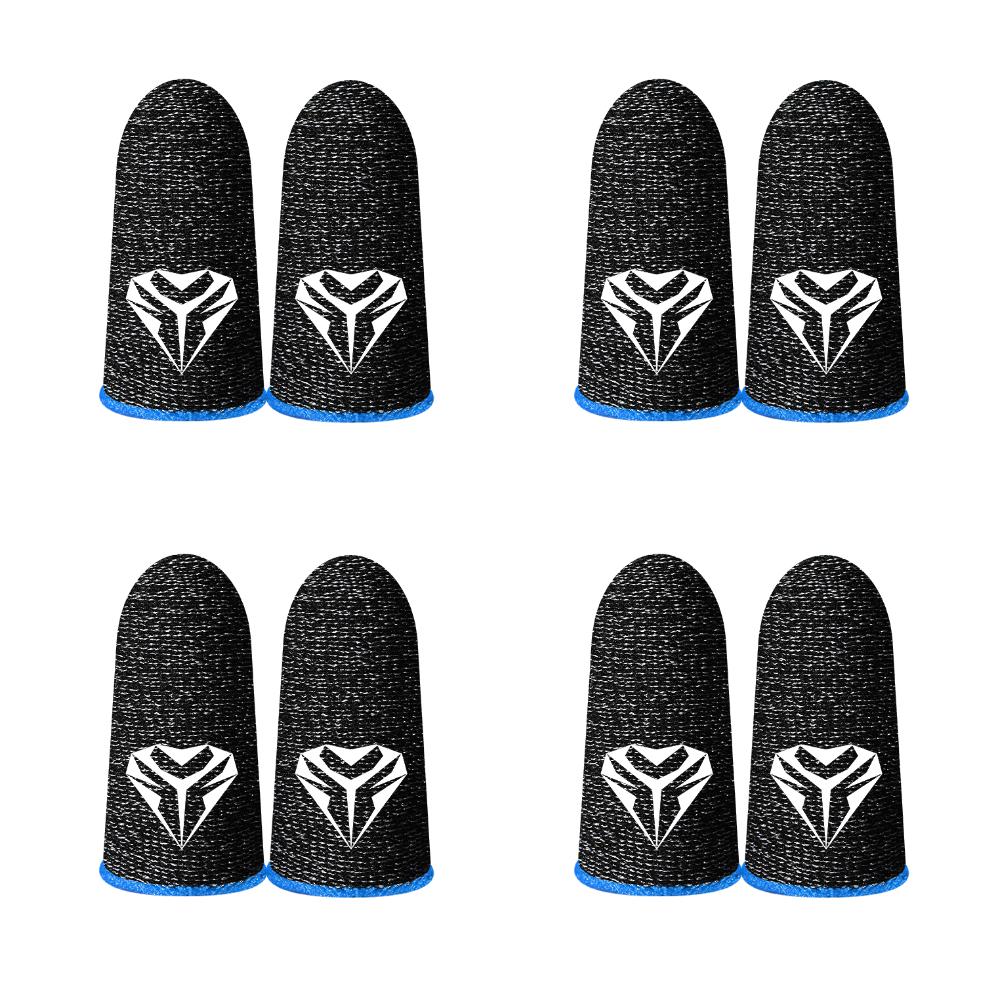 2-10Pcs Mobile Game Fingertip Gloves Sweatproof Anti-slip Touch Screen Finger Sleeve Breathable Gaming Fingertip Cover for Gamer