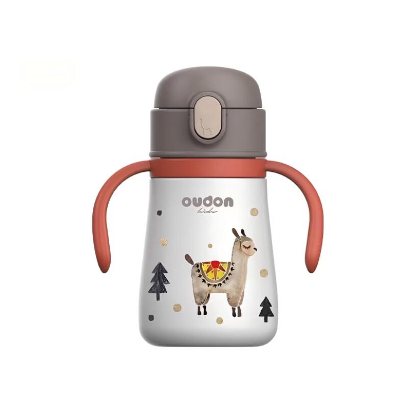 Odelong Kids 316 Stainless Steel Insulated Straw Sippy Cup