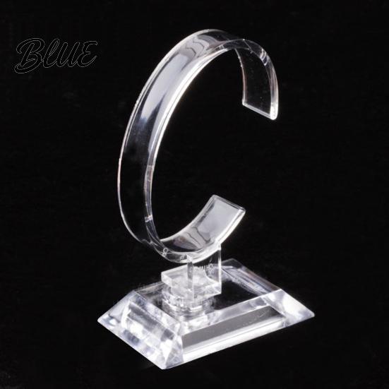 Shop Counter Watch Holder Clear Display Stand Acrylic C Shape