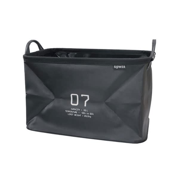 

SLOWER Folding Box Bucket Hang Stock Storage 35L Black 35L HANG STOCK STORAGE SLW271 чёрный