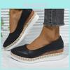 Stylish Women's Slip-on Platform Shoes With Breathable Snake Pattern Design For All Seasons