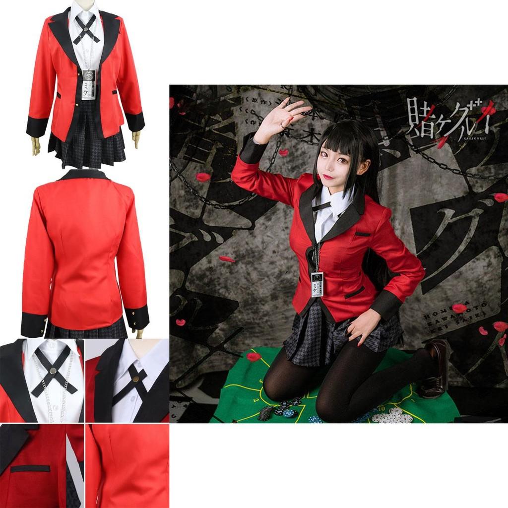 Exquisite Kakegurui Jabami Yumeko Costume Outfit With Perfect Stitches For Halloween