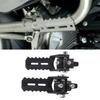 Motorcycle Front Footrest Foot Pegs Parts Accessory for R1200GS 2013 2018 (Black)