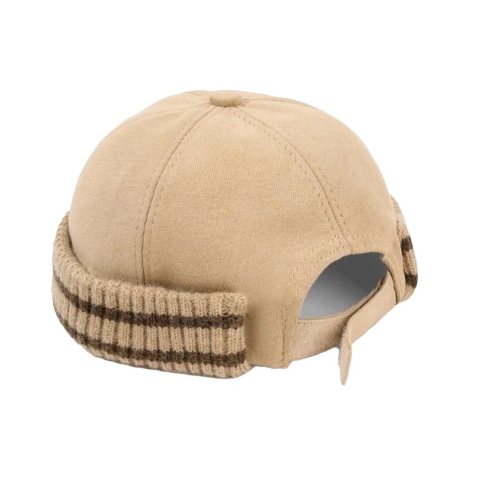 Brimless Beanie Cap Keep Warm Knit Hat Fashion Bucket Hat  Winter
