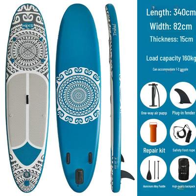Tabla Hinchable Espesa de Paddle Surf para Surf, Carreras y Yoga - Tabla de Agua Blanda Portátil.