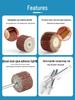 3mm Sandpaper Flap Disc for Metal Grinding, Polishing, and Rust Removal - Electric Grinder Attachment