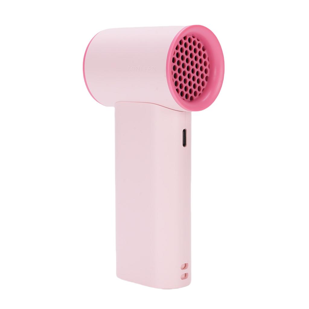 Portable Handheld Fan High Speed Stepless Digital Display USB Rechargeable Quiet Small Fan for Travel Camping
