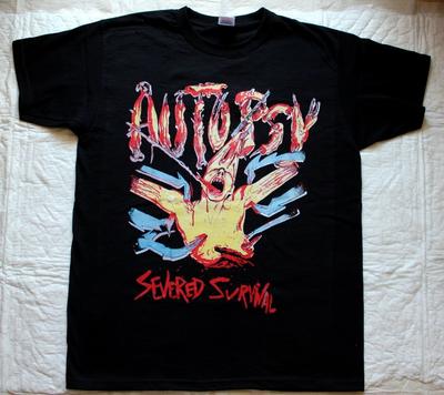 AUTOPSY ODŘEZANÝ PŘEŽITÍ SMRT Tričko Černé Pánské S-234XL Unisex Tričko