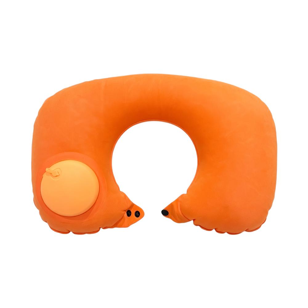 1 U-shaped inflatable neck pillow, portable compression inflatable U-shaped support pillow, office travel outdoor neck pillow