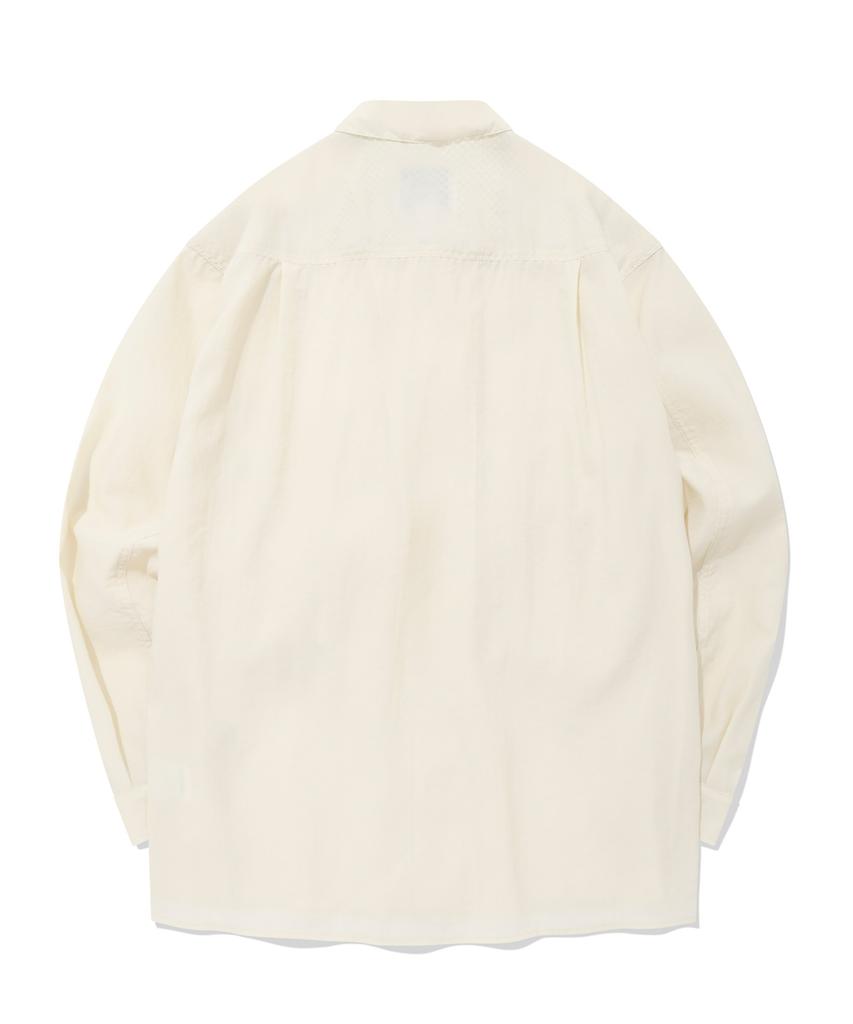 COVERNAT 2Pk Utility Shirt Ivory