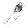 Serving Spoon, Basting Spoon, Shell Shape, Long Handle, Cutlery, Soup Spoon for