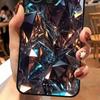 Brilliant Crystal Pattern Tempered Glass Phone Case For iPhone 17 16 15 14 13 12 11 Pro Max 17 Air 7 8 Plus XS X XR Cover