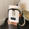 Adjustable Strap Nylon Crossbody Bag Casual Mini Square Bag Simple Mobile Phone Pouch  Male/Female