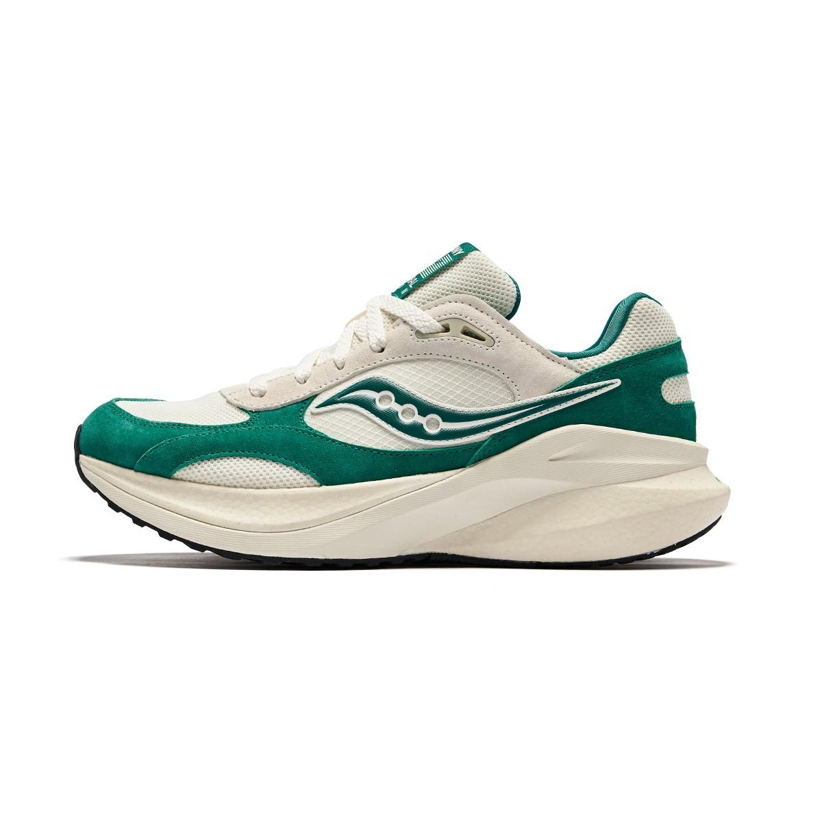 

Беговые кроссовки Saucony низкие унисекс бежево-зеленые - S28231-3 44