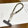 Buntes gewebtes Titan-Silber-Seil-Armband mit Wasserbecher-Aufnäher und Dopamin-Lanyard