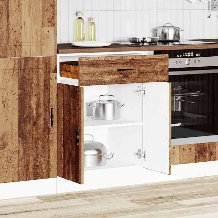 VidaXL Kitchen Cabinet Porto Old Wood Engineered Wood 853975