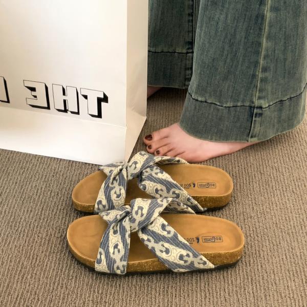 

Fashion Shoes Low Rubber Rome Fabric Hoof Heels PU Low Shoes Hoof Heels Fabric Rome PU 35