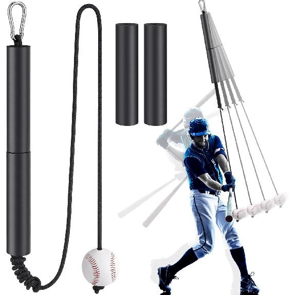 TOBWOLF Baseball Softball Hitting Trainer, Batting Swing Trainer for Baseball & Softball, Baseball Training Aid for Hitters, Softball Batting Aids