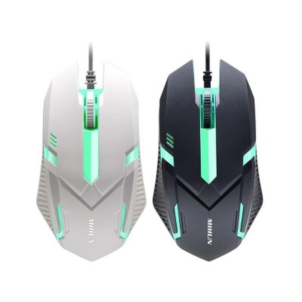 Computer Universal USB Luminous Wired Mouse Desktop DIY Installed Laptop Distribution Home Office