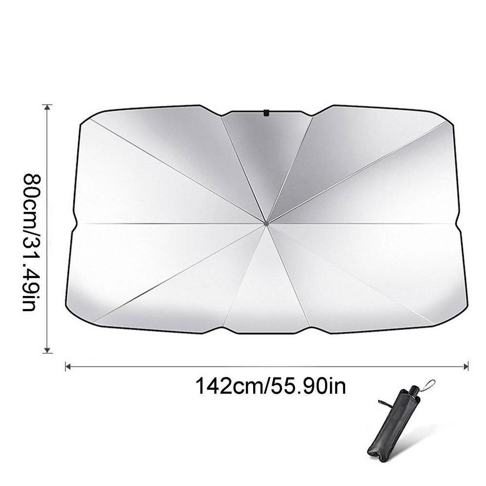 Car Windshield Sun Shade Umbrella Auto Front Window Sun Shade Protector Parasol Heat-proof Sun Protection Folding Sunshade