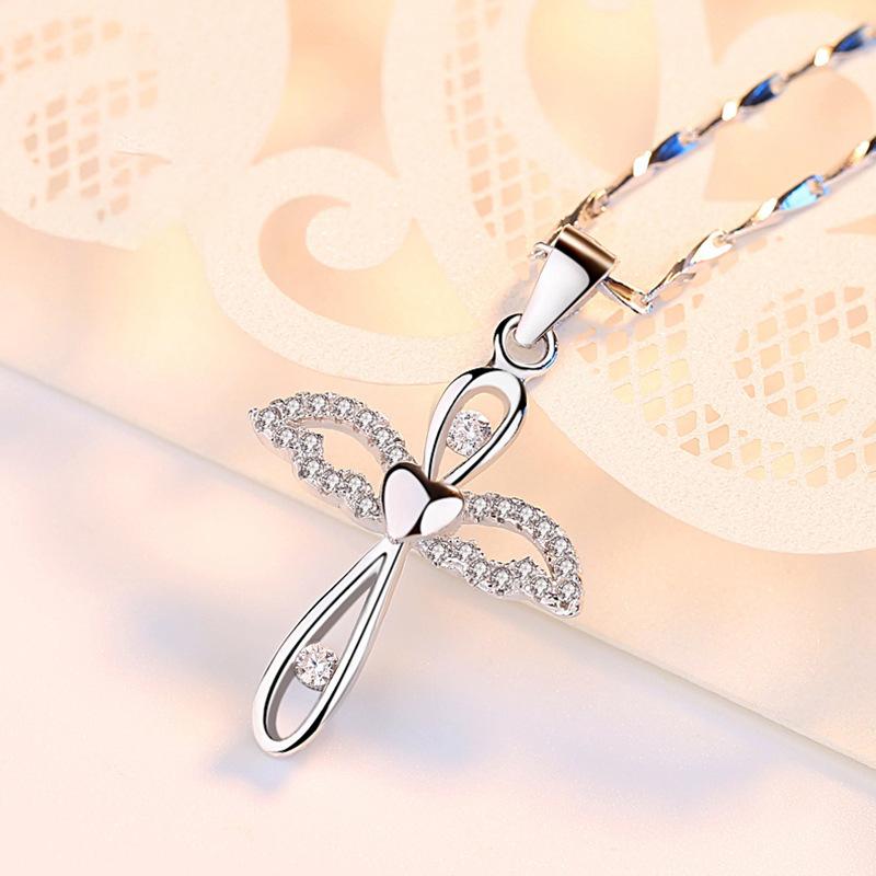 Cross Necklace for Women, Personalized Trendy Pendant, Collarbone Chain, Neck Chain