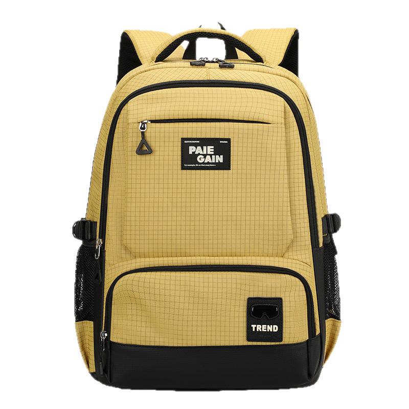 Schoolbag Large Capacity Daily Commuter Backpack Short Trip Business Trip Multifunctional Backpack Simple Foreign Style Children's School Bag