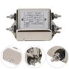 Doublestage Bolttype Power Filter for AC Voltage Rated At 220VAC with a Compact Design and Effective Noise Reduction