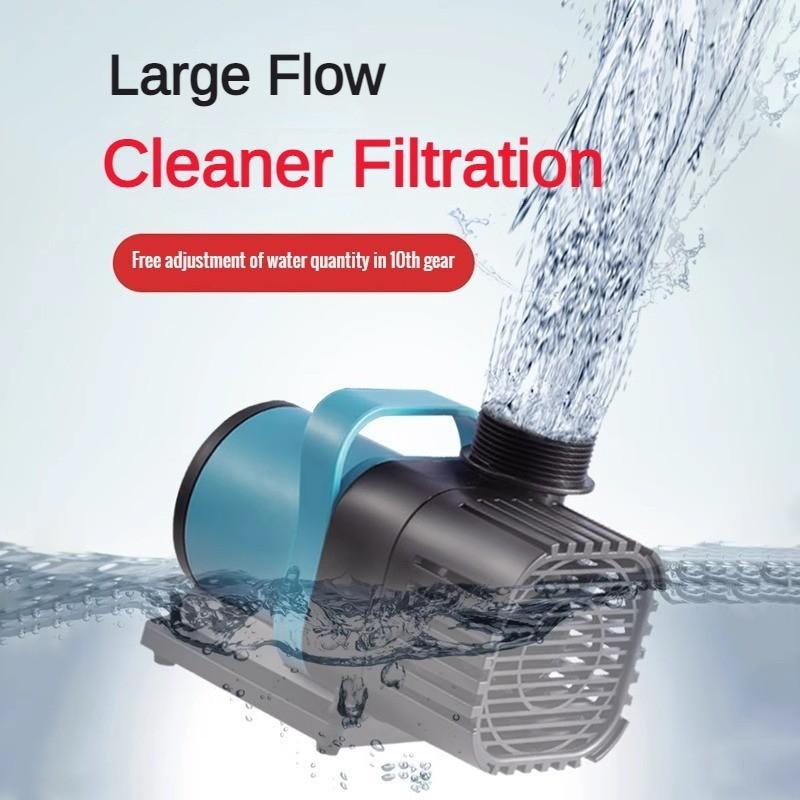 Fish Tank Silent Variable Frequency Water Pump Aquarium Circulation Pump Household Bottom Suction Filter Submersible Pump