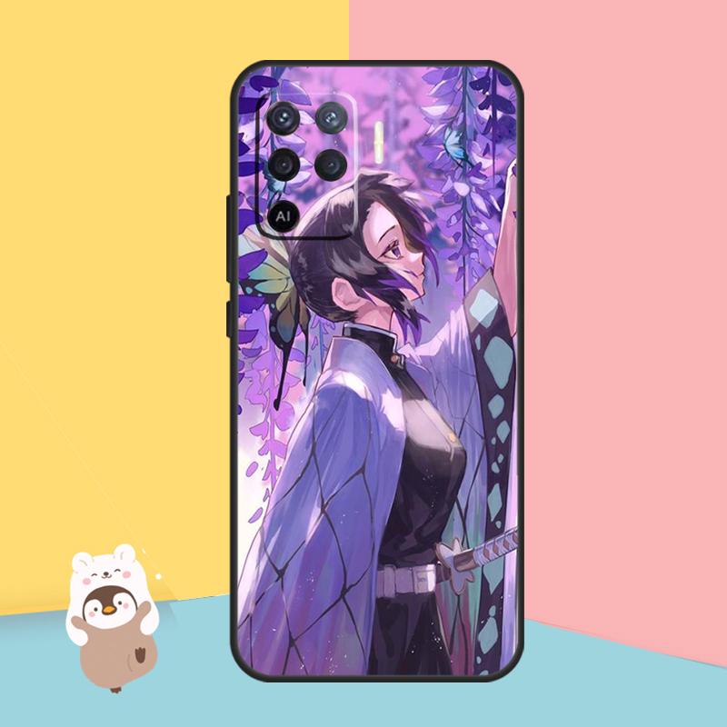 Custodia Portafoglio Per OPPO A74 4G Con Fiori Di Rosa - Copertina Magnetica In PU Con Slot E Supporto - 3