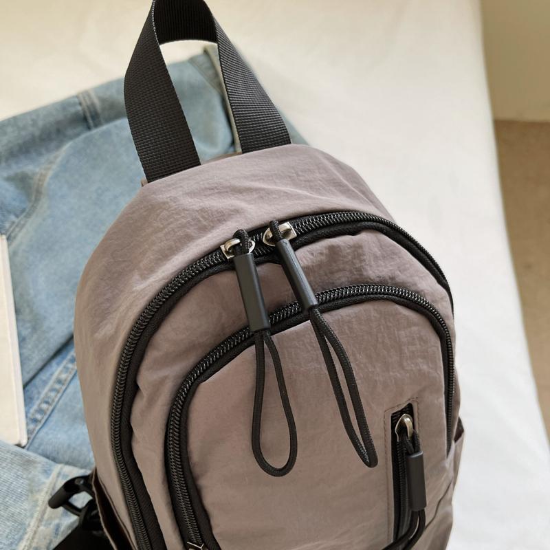 Leichte Umhängetasche mit großer Kapazität Damen-Schultertasche Student Brusttasche