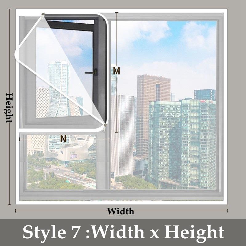 Transparent Window Winter Insulation Film Warm Double Layer Windproof Curtain With Zipper Self-Adhesive Heat Protection Film