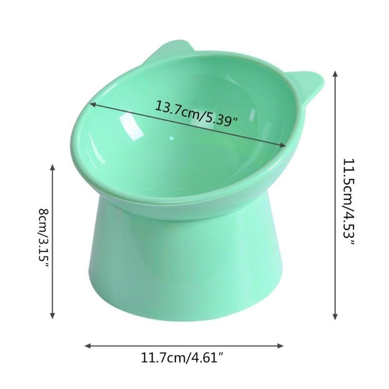 Raised Cats Bowls with Stand Cats Dish for Food or Water Tilted Feedi