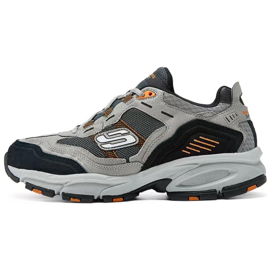 Skechers Vigor 2.0 Uomo Grigio Arancio Scarpe Basse da Esterno Comfort Versatili Resistenti all'Usura 237067W-GYOR