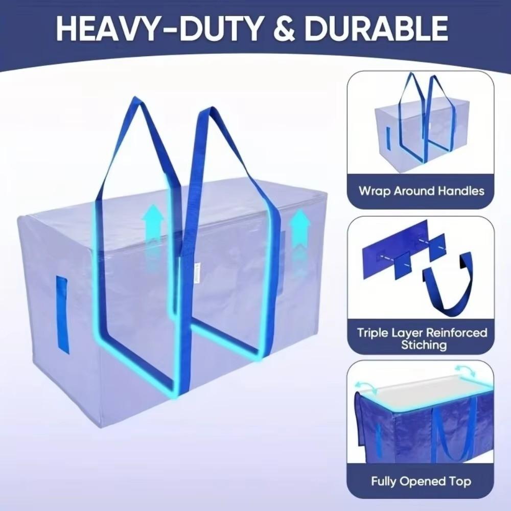 Extra Large Moving Packaging Bag Foldable Hand-held Bag Storage Totes Bag For College Dorm & Home