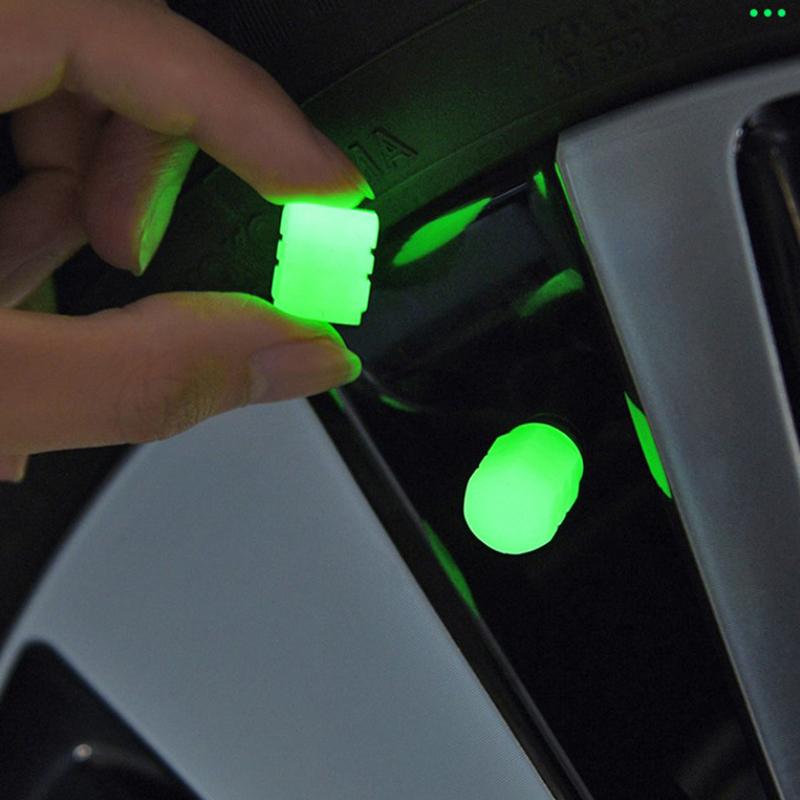 

Универсальная светящаяся крышка клапана для шин, ступица колеса автомобиля, светящиеся пыленепроницаемые декоративные чехлы на обод шины, применимые для мотоцикла, велосипеда