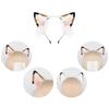 Foxes Cat Cosplay Costume Cat Ears Tail Halloween Party Cat Ears Headband Tail