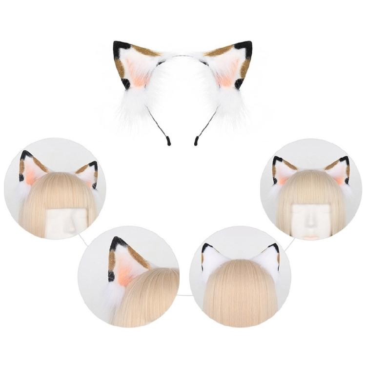 Foxes Cat Cosplay Costume Cat Ears Tail Halloween Party Cat Ears Headband Tail