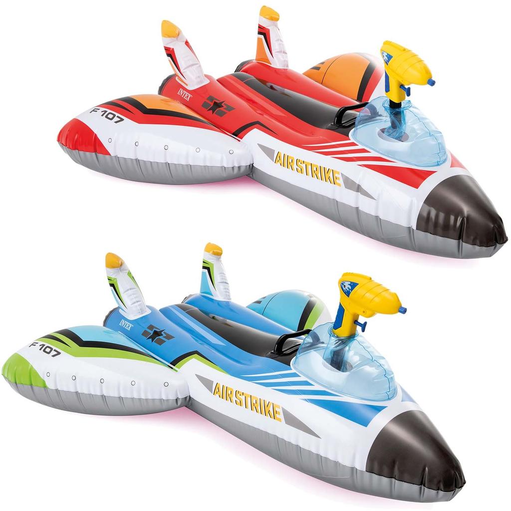 Inflatable Plane with Cannon INTEX 57536 Blue