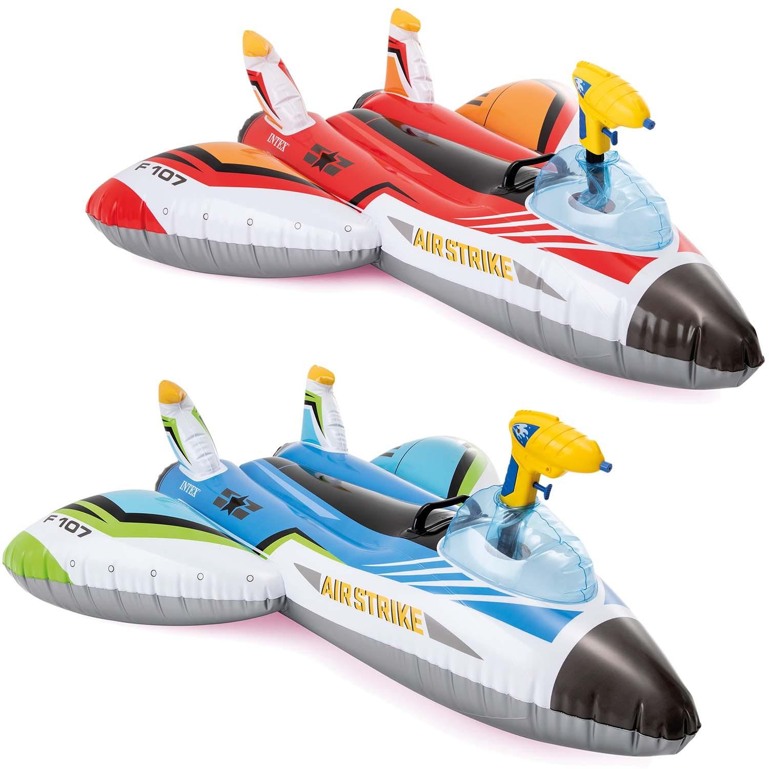 Inflatable plane with cannon INTEX 57536 red