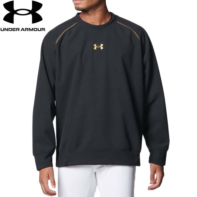 UA 3LAYER PULLOVER FLEECE Black Gold 3XL [Under Armour]