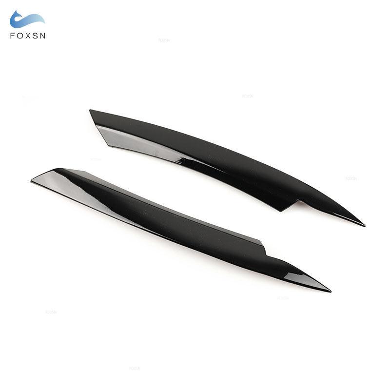 För VW Magotan Passat B7 Seadn Variant Alltrack 2011 2012 2013 2014 2015 Glänsande Svart Bil Strålkastare Ögonbryn Dekoration Ögonlocksskydd