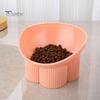 Macaron Color Pet Bowl Dog Cat with Raised Stand Food Water Feeder Protect Cervical Vertebra Backflow Prevention Elevated